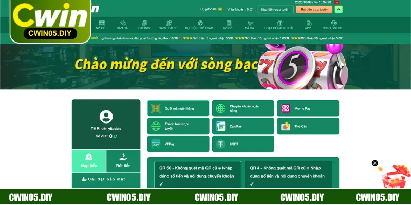 Các giao dịch thường gặp tại hệ thống cá độ online