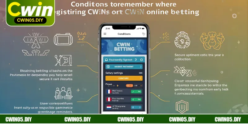 Điều kiện cần nhớ khi tiến hành đăng ký CWIN