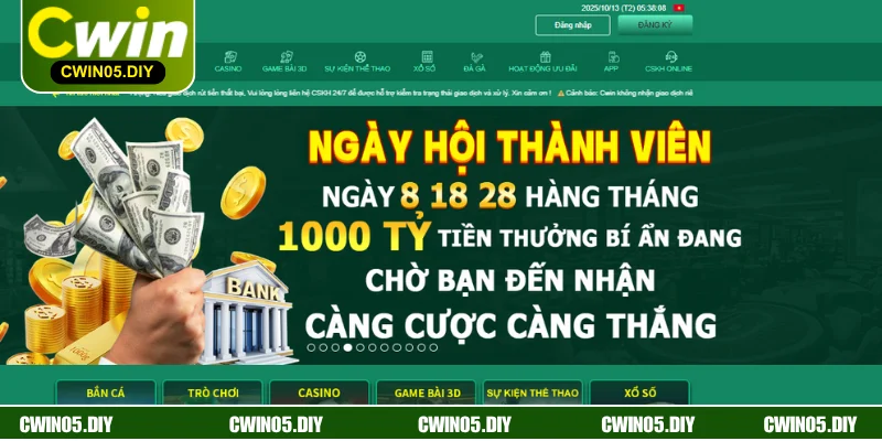 Giao diện chuyên nghiệp xác nhận trang chính thức