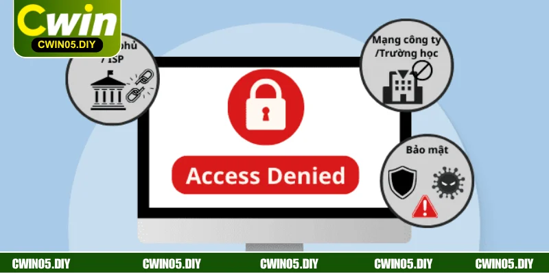 Tìm hiểu lý do CWIN bị hạn chế truy cập mạng